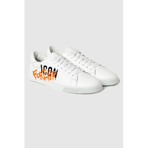 DSQUARED2 Białe sneakersy męskie icon forever, Wybierz rozmiar 41 ze sklepu outfit.pl w kategorii Trampki męskie - zdjęcie 165012256