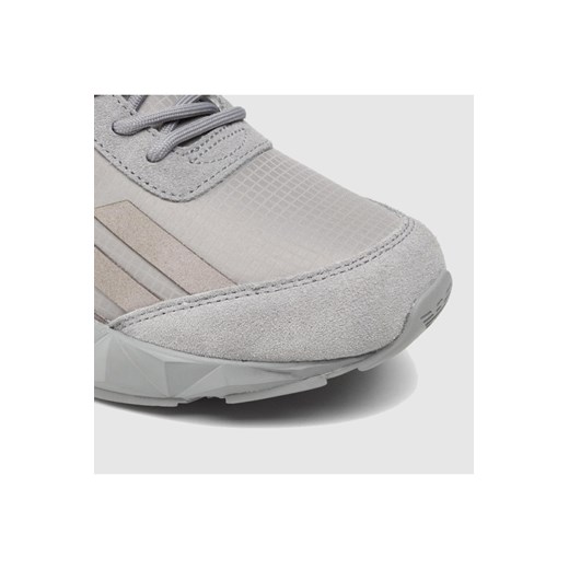 Buty sportowe męskie Emporio Armani szare wiązane zamszowe
