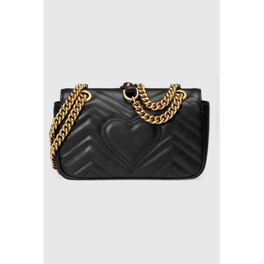 GUCCI Skórzana mała torebka GG Marmont Gucci outfit.pl