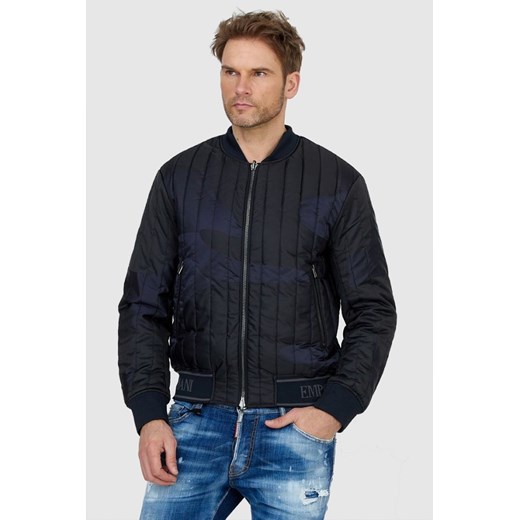 EMPORIO ARMANI Dwustronna kurtka męska w moro, Rozmiar 46 ze sklepu outfit.pl w kategorii Kurtki męskie - zdjęcie 165015275