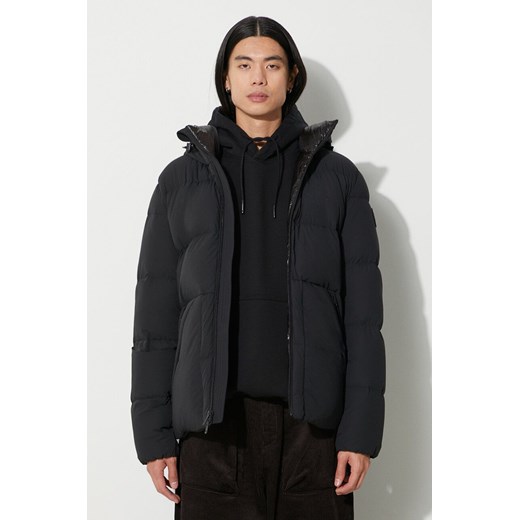Woolrich kurtka puchowa męska kolor czarny zimowa ze sklepu PRM w kategorii Kurtki męskie - zdjęcie 165022328