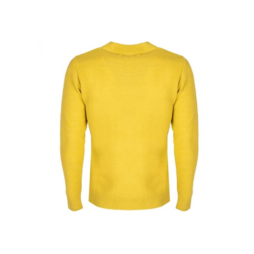 Xagon Man Sweter "C-Neck" | A21081 J1 1215 | Mężczyzna | Żółty XL wyprzedaż ubierzsie.com