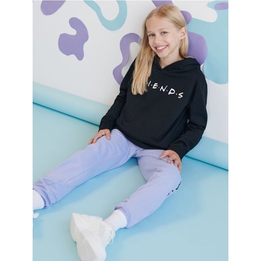 Sinsay - Bluza Friends - czarny Sinsay 146 Sinsay