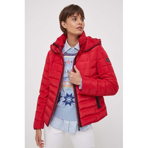Artigli kurtka damska kolor czerwony zimowa ze sklepu ANSWEAR.com w kategorii Kurtki damskie - zdjęcie 165026259