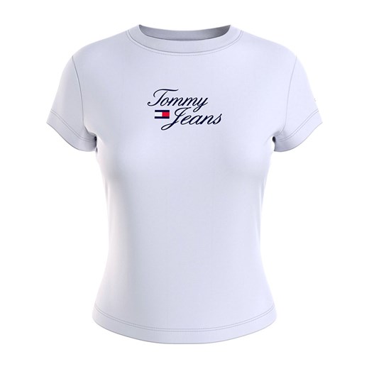 TOMMY JEANS Koszulka w kolorze białym ze sklepu Limango Polska w kategorii Bluzki damskie - zdjęcie 165029015