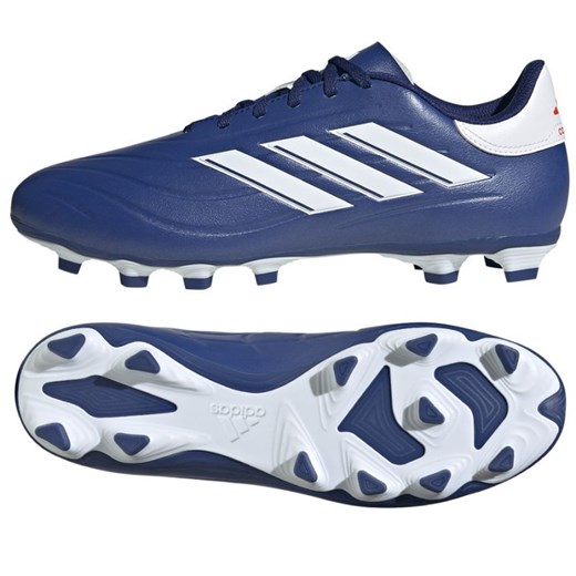 Buty piłkarskie adidas Copa Pure 2.4 Fg M IE4906 niebieskie ze sklepu ButyModne.pl w kategorii Buty sportowe męskie - zdjęcie 165029226