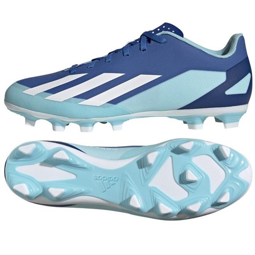 Buty piłkarskie adidas X Crazyfast.4 Fg M GY7431 niebieskie ze sklepu ButyModne.pl w kategorii Buty sportowe męskie - zdjęcie 165029229