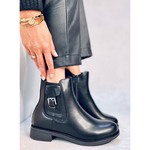 Sztyblety damskie Boone Black czarne 37 ButyModne.pl