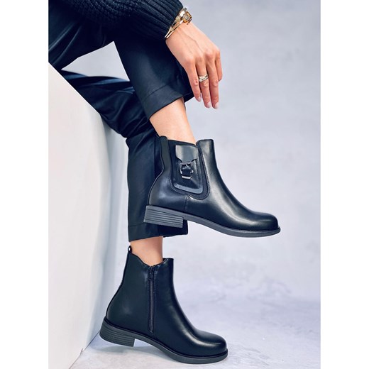 Sztyblety damskie Boone Black czarne 39 ButyModne.pl