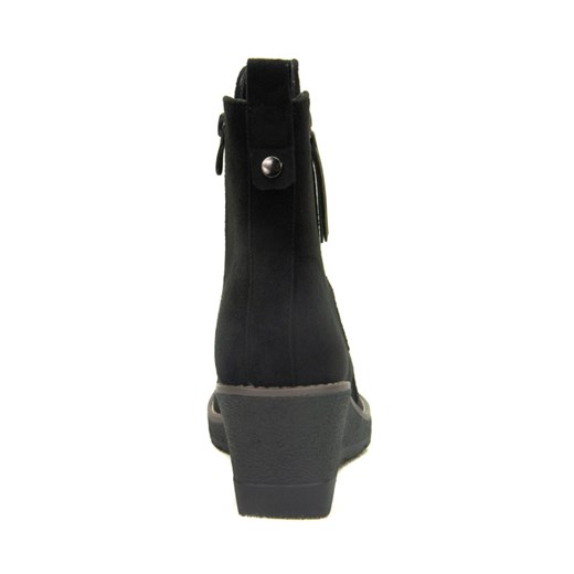 Botki Seastar casual na koturnie na zamek