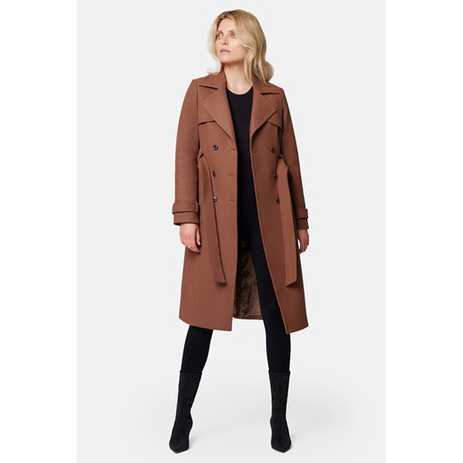 Płaszcz Beżowy Dwurzędowy Damski Maren Lancerto 42 Lancerto S.A.