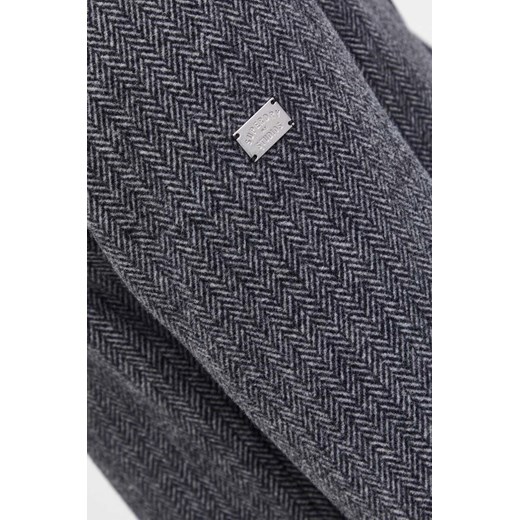 Superdry płaszcz wełniany kolor szary przejściowy Superdry L ANSWEAR.com