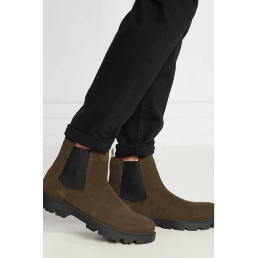 BOSS BLACK Skórzane sztyblety Adley 43 Gomez Fashion Store okazyjna cena