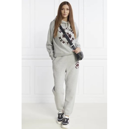 Spodnie damskie Tommy Hilfiger bawełniane