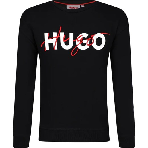 Bluza chłopięca czarna Hugo Kids 