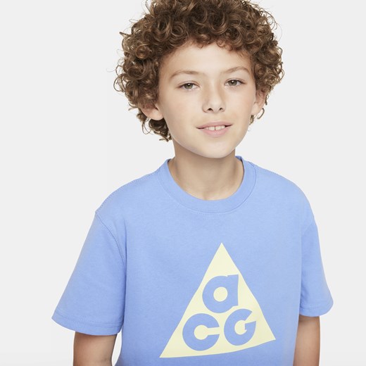 T-shirt dla dużych dzieci Nike ACG - Niebieski Nike L Nike poland