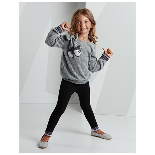 Denokids 2-częściowy zestaw &quot;Eyes&quot; w kolorze szaro-czarnym ze sklepu Limango Polska w kategorii Komplety dziewczęce - zdjęcie 165096285