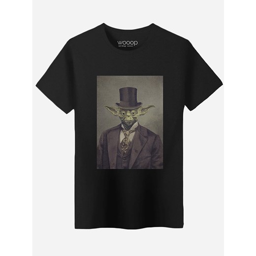 WOOOP Koszulka &quot;Sir Yoda&quot; w kolorze czarnym ze sklepu Limango Polska w kategorii T-shirty męskie - zdjęcie 165096428