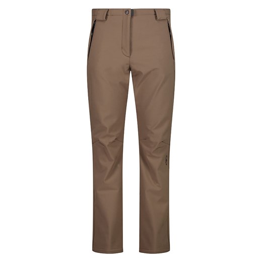 CMP Spodnie softshellowe w kolorze jasnobrązowym ze sklepu Limango Polska w kategorii Spodnie damskie - zdjęcie 165096567