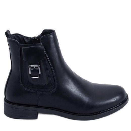 Sztyblety damskie Boone Black czarne 40 ButyModne.pl