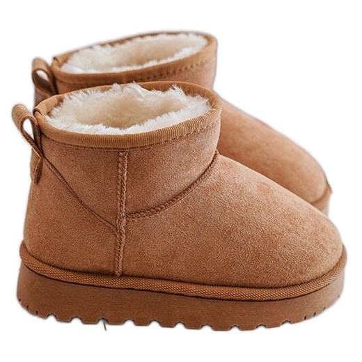 Buty zimowe dziecięce na zimę bez zapięcia
