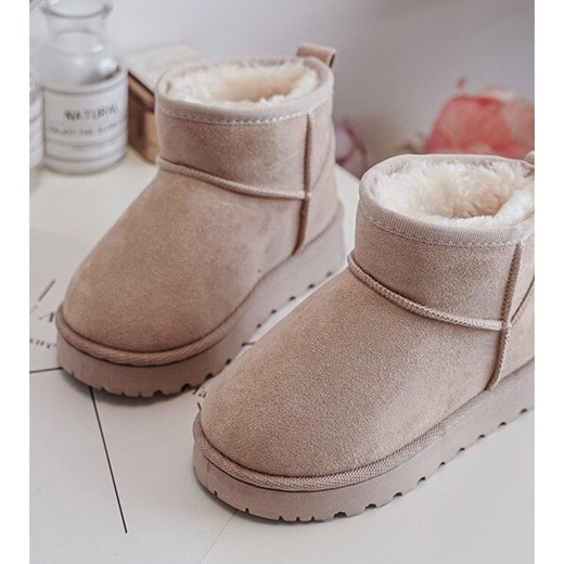 Buty zimowe dziecięce śniegowce na zimę bez zapięcia