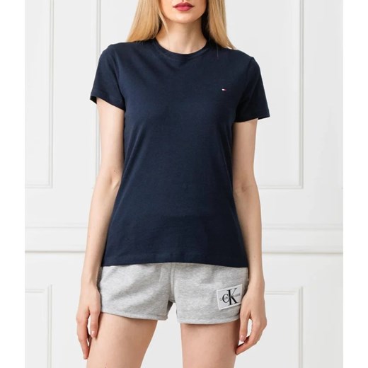 Tommy Hilfiger T-shirt Heritage | Regular Fit ze sklepu Gomez Fashion Store w kategorii Bluzki damskie - zdjęcie 165098278