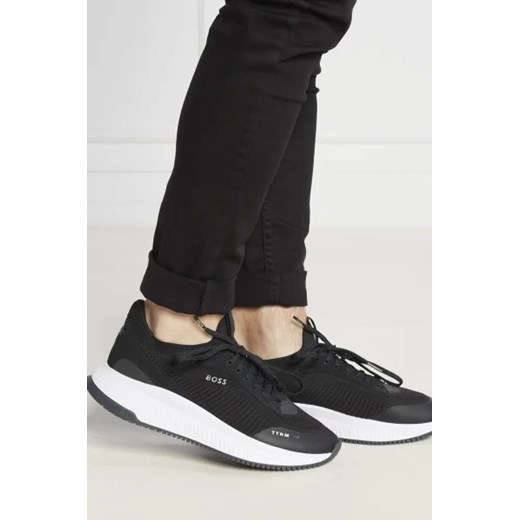 Buty sportowe męskie BOSS HUGO skórzane