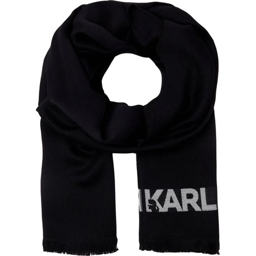Szalik czarny Karl Lagerfeld