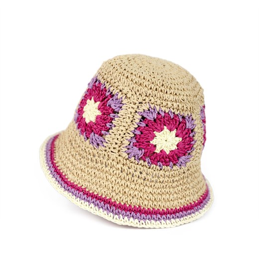 Kapelusz Crochet bucket uniwersalny JK-Collection