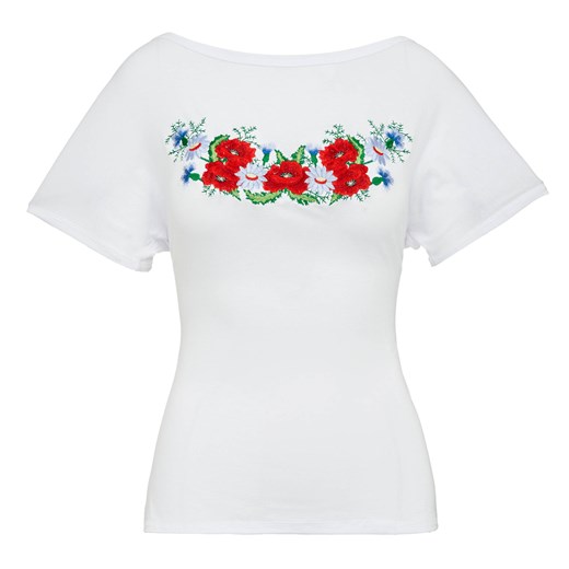 Damska bluzka z krótkim rękawem ze sklepu JK-Collection w kategorii Bluzki damskie - zdjęcie 165103279