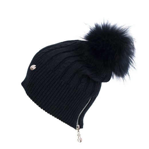 Czapka Fashion fur ze sklepu JK-Collection w kategorii Czapki zimowe damskie - zdjęcie 165107816