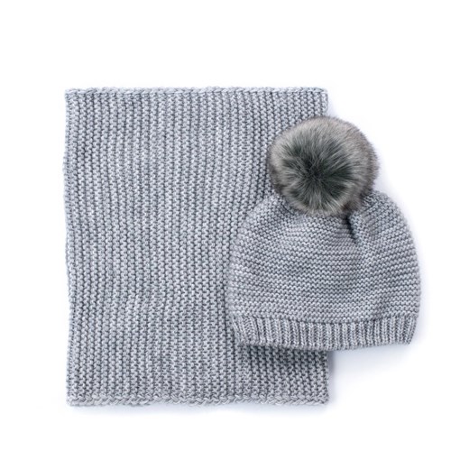 Polski komplet Hello winter ze sklepu JK-Collection w kategorii Komplety czapka i szalik damskie - zdjęcie 165119599