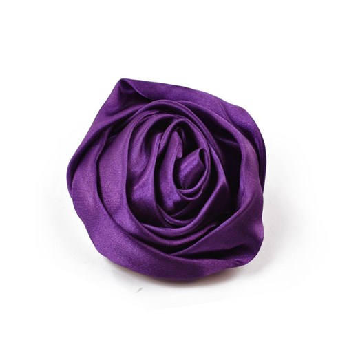 Satynowa różyczka ze sklepu JK-Collection w kategorii Spinki - zdjęcie 165128775