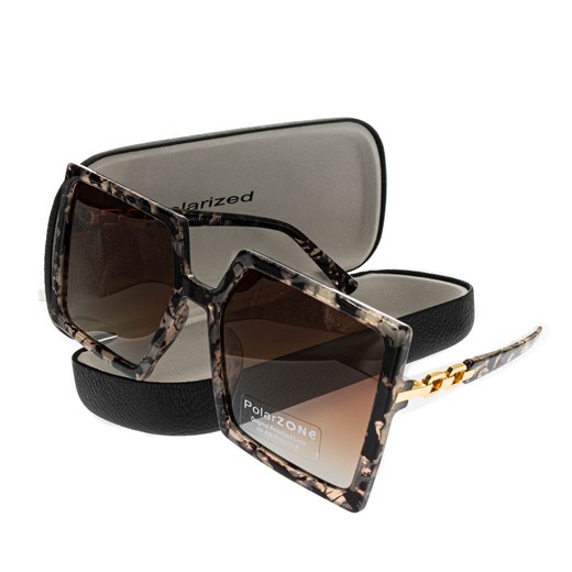 Okulary polaryzacyjne damskie ze sklepu JK-Collection w kategorii Okulary przeciwsłoneczne damskie - zdjęcie 165130607