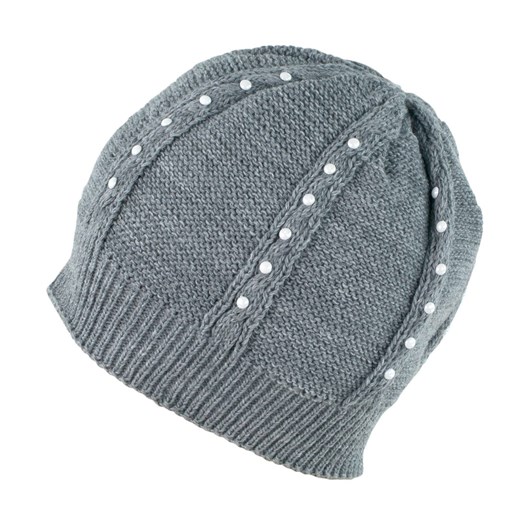 Polska czapka Perłowe dżety ze sklepu JK-Collection w kategorii Czapki zimowe damskie - zdjęcie 165131189