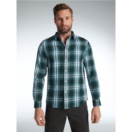 Sinsay - Koszula w kratę - niebieski ze sklepu Sinsay w kategorii Koszule męskie - zdjęcie 165141345