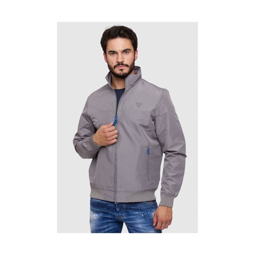 GUESS Szara kurtka męska przejściowa, Rozmiar S ze sklepu outfit.pl w kategorii Kurtki męskie - zdjęcie 165143025