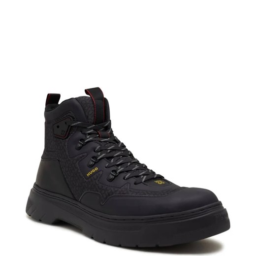 Buty zimowe męskie Hugo Boss sznurowane casual