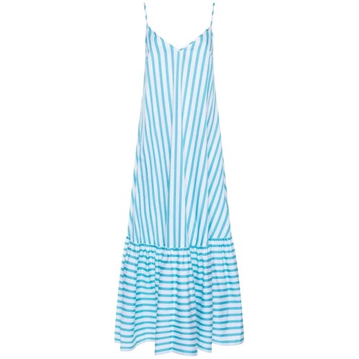 Liu Jo Beachwear Sukienka letnia VA0063 T5899 Niebieski Regular Fit M okazyjna cena MODIVO