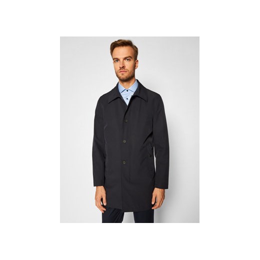 Oscar Jacobson Płaszcz przejściowy Johnsson 7117 6567 Granatowy Regular Fit Oscar Jacobson 52 wyprzedaż MODIVO