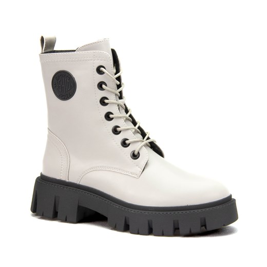 Trzewiki Sergio Leone TR 758 Szary Skóra Eko Sergio Leone 37 Awis Obuwie