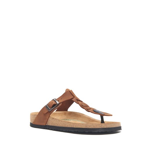 Comfortfusse Skórzane japonki w kolorze jasnobrązowym Comfortfusse 38 wyprzedaż Limango Polska