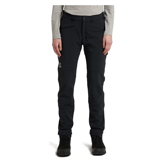 Haglöfs Spodnie softshellowe w kolorze czarnym ze sklepu Limango Polska w kategorii Spodnie damskie - zdjęcie 165154479