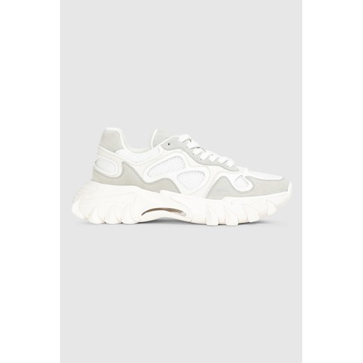 BALMAIN Sneakersy skórzane damskie białe B-East, Wybierz rozmiar 37 ze sklepu outfit.pl w kategorii Buty sportowe damskie - zdjęcie 165156449