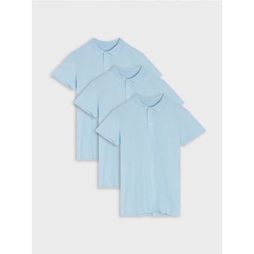 Sinsay - Koszulki polo 3 pack - błękitny ze sklepu Sinsay w kategorii T-shirty chłopięce - zdjęcie 165157957