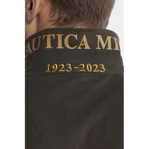 T-shirt męski Aeronautica Militare z długim rękawem bawełniany