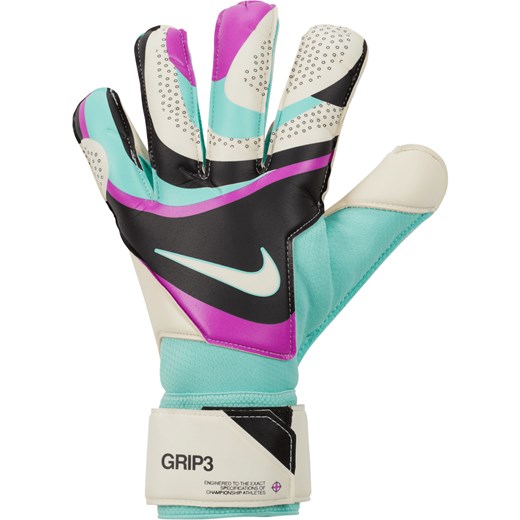 Rękawice bramkarskie Nike Grip3 - Czerń ze sklepu Nike poland w kategorii Rękawiczki męskie - zdjęcie 165166408