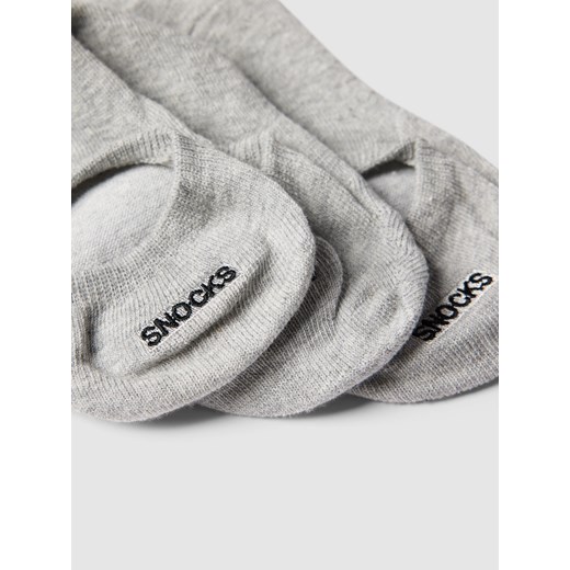 Skarpety w jednolitym kolorze w zestawie 3 szt. model ‘Invisible’ Snocks 43/46 Peek&Cloppenburg