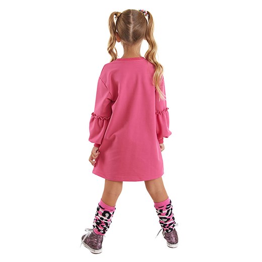 Denokids Sukienka "Leopard Zebra" w kolorze różowym Denokids 110 okazja Limango Polska